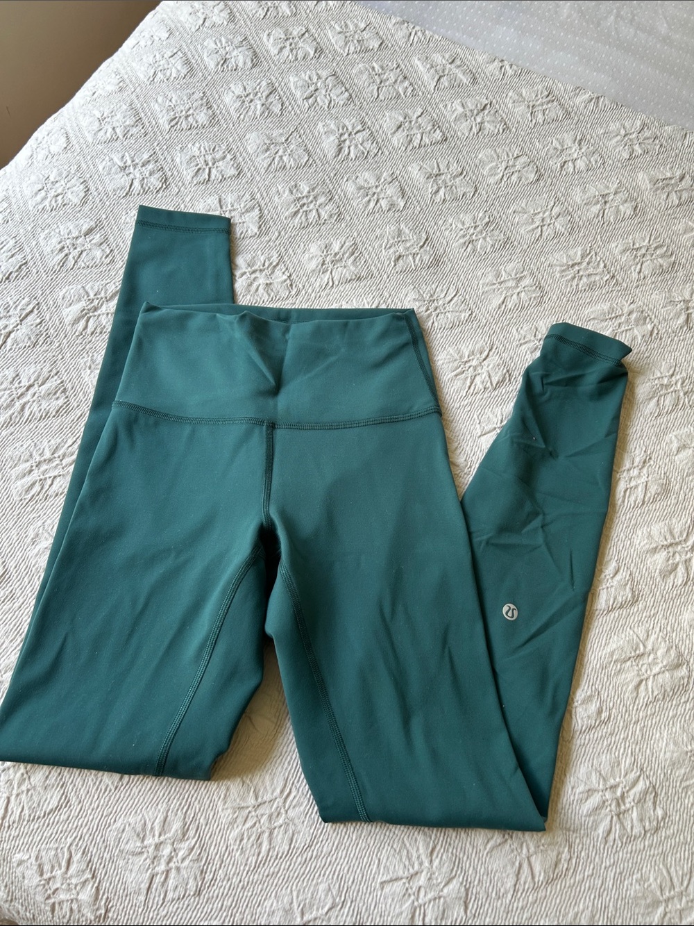 lululemon athletica Teal Green High-Rise Leggings